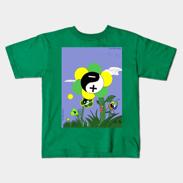 FlowerPowers (merch) Kids T-Shirt by KyleRoze